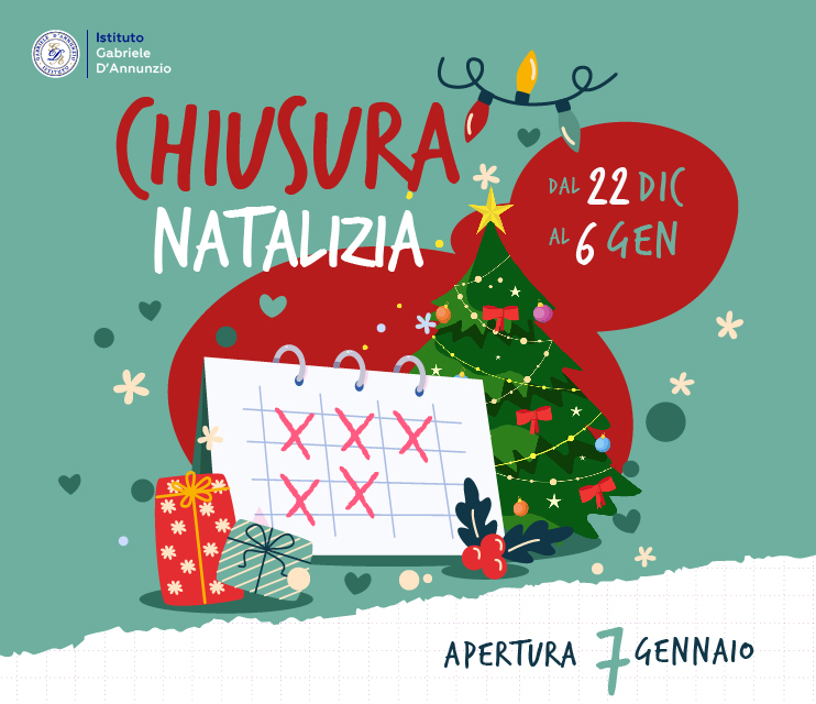 chiusura natalizia 2025